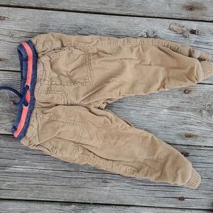 Toddlers Cloth Tan Jeans, GymBoree, 18-24 months, tan blue and red